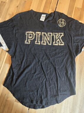 Victoria's Secret PINK Bling Short-Sleeve Campus Tee